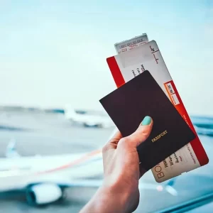Caixinha das passagens de avião